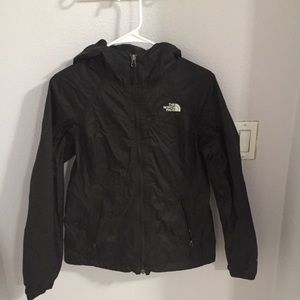 Black Windbreaker North Face